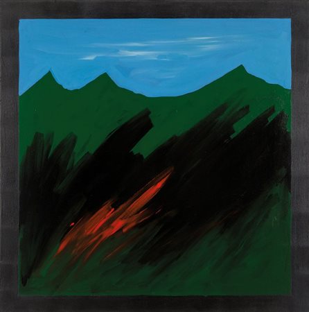 FRANCO ANGELI (1935-1988) Senza titolo (metà anni Settanta)tecnica mista su...