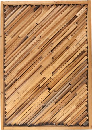 MARIO CEROLI (1938-) Senza titolo 1975scultura in legno cm 105x75autentica...