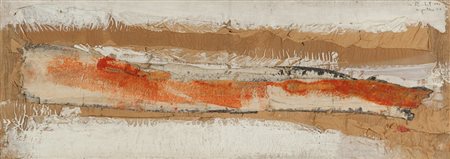 GASTONE NOVELLI (1925-1968) Omaggio all'indecenza 1959tecnica mista su tela...