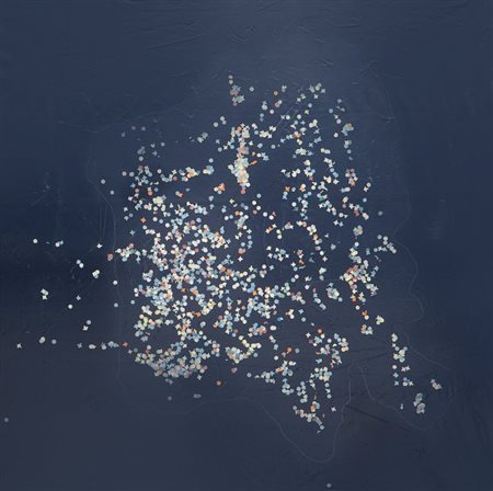 TANO FESTA (1938-1988) Coriandolo 1985acrilico e coriandoli su tela cm...