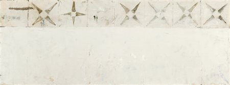 PIERO PIZZI CANNELLA (1955-) Bagno turco 1994olio su tavola cm 30x80firmato e...