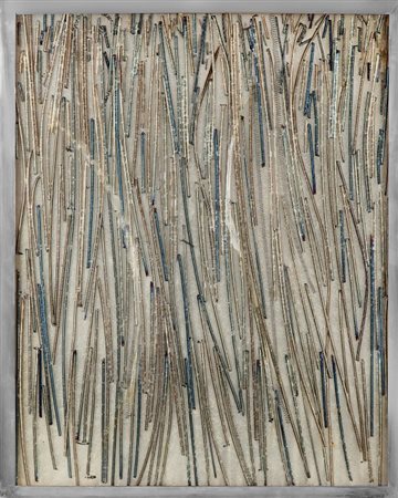 FERNANDEZ ARMAN (1928-2005) Senza titolo 1965molle in plastica cm 97x75...