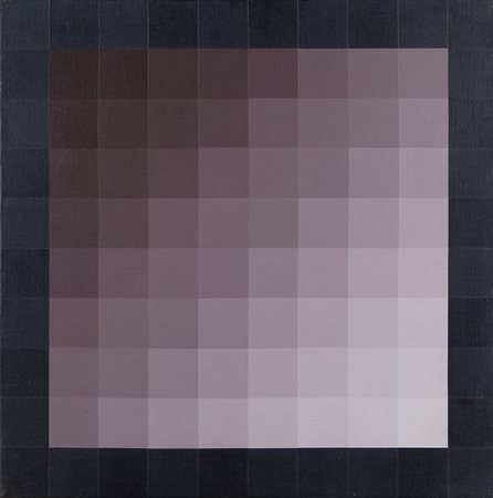 DE MARCO HUGO (1932-1995) Tension 1974acrilico su tela cm 60x60firmato,...