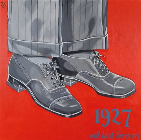 MC DERMOTT & MC GOUGH (-) 1927 will last forever 1991olio su tela cm...