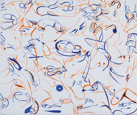 WILLIAMS SUE (1954-) Real Shadow 1998olio su tela cm 38,5x46firmato, datato e...