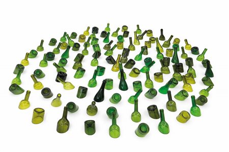 HATOUM MONA (1952-) Drowning sorrows (wine bottles) 2004bottiglie da vino...