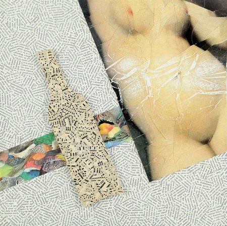 JIRI KOLAR (1914-2002) Senza titolo 1989collage su tavola cm 34x40 firmato,...