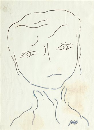 VIRGILIO GUIDI (1891-1984) Lotto di due opereLot of two works Senza titolo...