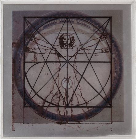 GIULIO PAOLINI (1940-) Leonardo e Venezia 1992serigrafia su 18 lastre di...