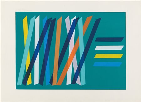 PIERO DORAZIO (1927-2005) Echange d'ailes 1964serigrafia cm 66x90esemplare...