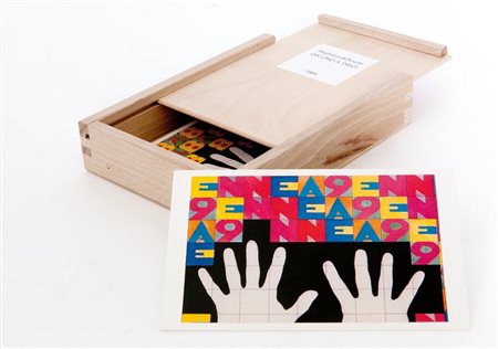 ALIGHIERO BOETTI (1940-1994) Da uno a dieci 1984dieci cartoline in scatola in...