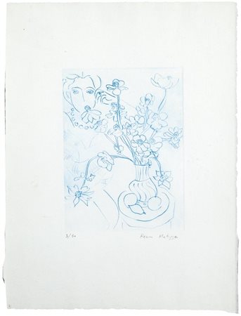 HENRI MATISSE (1869-1954) Senza titolo incisione cm 38x28esemplare...