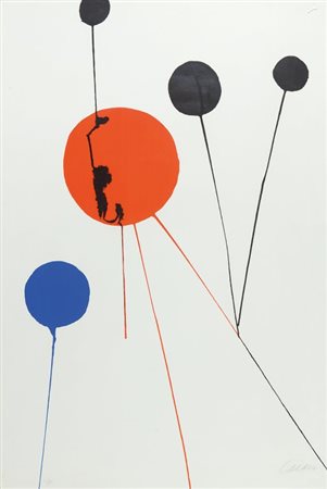 ALEXANDER CALDER (1898-1976) Senza titolo litografia cm 110x75esemplare...