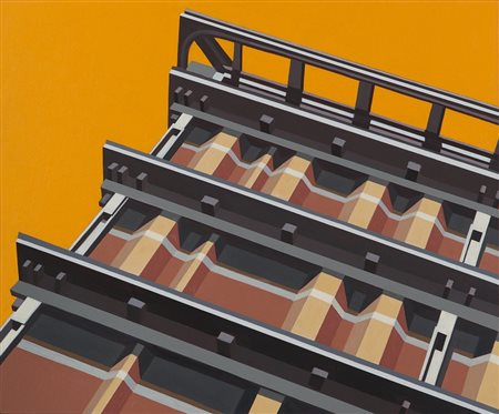 MARCO PETRUS (1960-) Roma-La Rinascente 2012olio su tela cm 50x60firmato,...