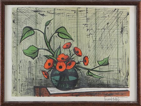 BUFFET BERNARD (1928 - 1999) Senza titolo. Litografia. Cm 74,00 x 54,00....