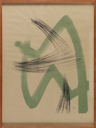 RICHTER HANS (1888 - 1976) Senza titolo. 1960. Litografia. Cm 49,00 x 68,00....