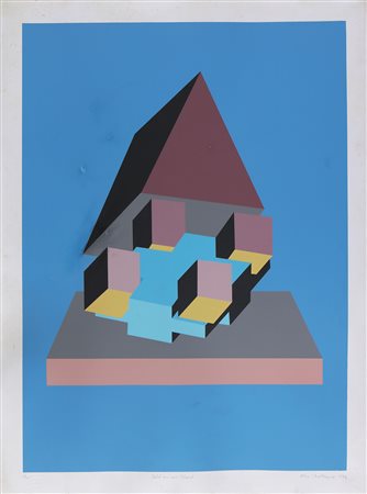 CHALLENGER MICHAEL (n. 1939) Hold on an island. . 1974. Litografia. Cm 63,00...