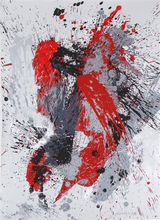 SCIALOJA TOTI (1914 - 1998) Cartella composta da due grafiche. 1997....