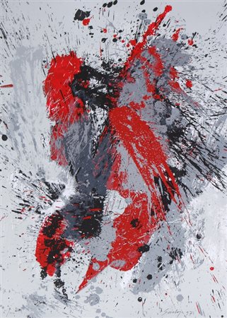 SCIALOJA TOTI (1914 - 1998) Cartella composta da due grafiche. 1997....