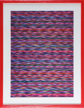 DELL'ACQUA GIOVANNI (n. 1952) Ritmocromie. 2010. Serigrafia. Cm 60,00 x...