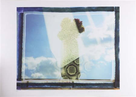 GALIMBERTI MAURIZIO (n. 1956) Room Flowers 16. Pigmenti su cartoncino. Cm...