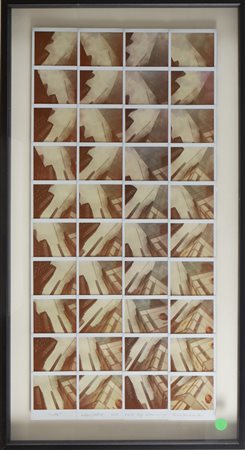 GALIMBERTI MAURIZIO (n. 1956) UPS. 2010. Mosaico di polaroid. Cm 39,00 x...