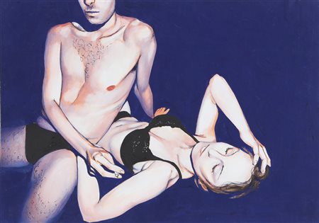 CINELLI ANTONELLA (n. 1973) Senza titolo. 2012. Tecnica mista su carta. Cm...