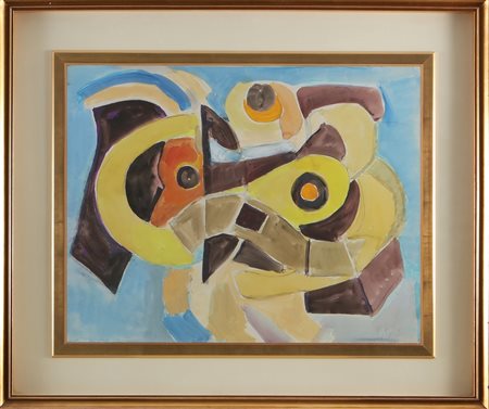 LATAPIE LOUIS (1891 - 1972) Senza titolo. Gouache su carta. Cm 63,00 x 48,50....