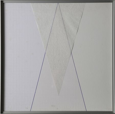 FEDI FERNANDA (n. 1940) Spece. 1982. Tecnica mista su cartone. Cm 40,00 x...