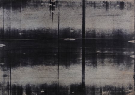 VACCARI PAOLO (n. 1955) Con il titolo. Tecnica mista su carta su tavola. Cm...