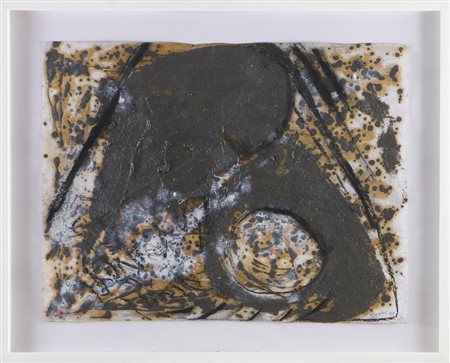 BOERO RENATA (n. 1936) Senza titolo. 1988. Tecnica mista su carta. Cm 64,00 x...