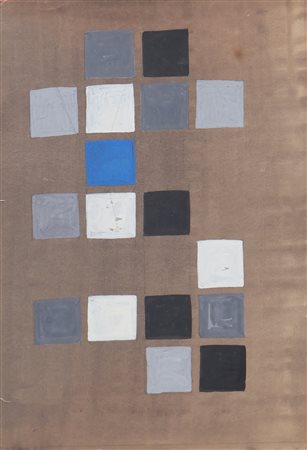 LAZZARI BICE (1900 - 1981) Senza titolo. 1954. Tempera su carta. Cm 20,00 x...