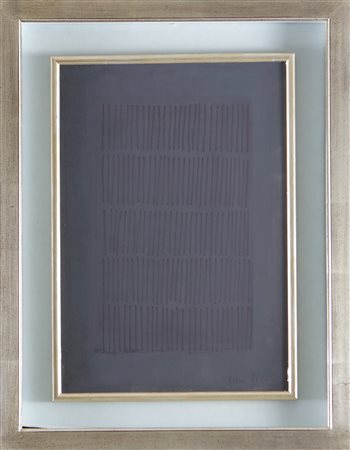 VERMI ARTURO (1928 - 1988) Diario. . 1964. Tecnica mista su cartone. Cm 33,00...