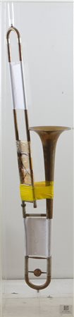 CHIARI GIUSEPPE (1926 - 2007) Trombone. Strumento musicale . Cm 30,50 x...