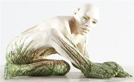 RABARAMA (n. 1969) Con - fusa. 2001. Bronzo. Cm 26,00 x 15,00 x 19,00....