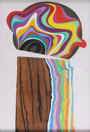 TULLI WLADIMIRO (1922 - 2003) Decapitato. 1982. Tecnica mista su tela. Cm...