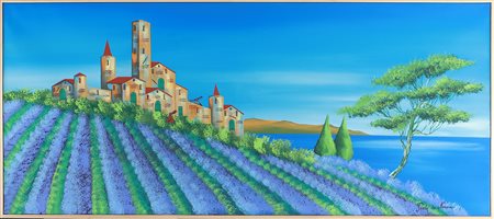 DA NORCIA PAOLO (n. 1953) Senza titolo. . 2003. Olio su tela . Cm 140,00 x...