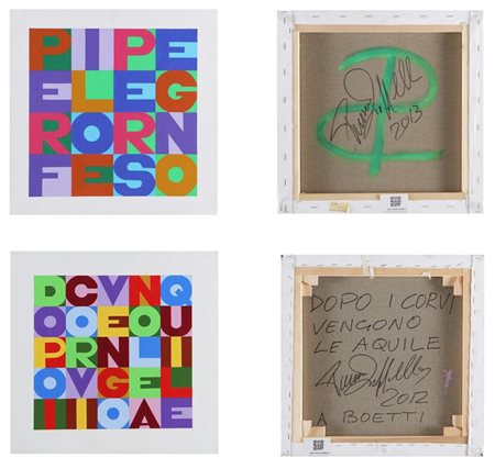 ZAPPELLA PIERINO (n. 1946) Lotto composto da due opere. . Olio su tela . Cm...