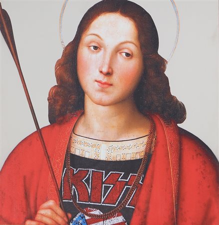 MARCHEGIANI PEP (n. 1971) Kiss me Lello. 2016. Serigrafia su lastra di...