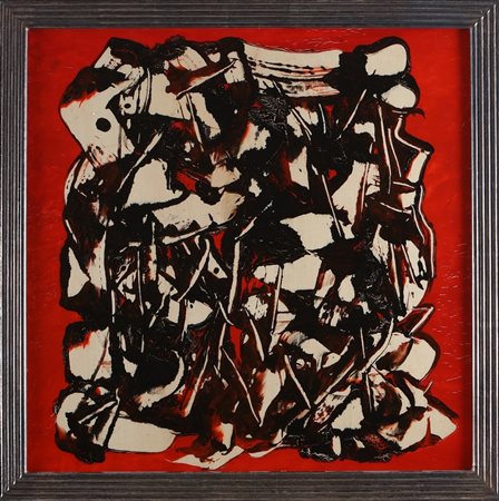 BERTOLETTI ENNIO (n. 1958) Senza titolo. 2016. Tecnica mista su tavola. Cm...