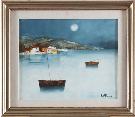 BETTARINI LIDO (n. 1927) Senza titolo. Olio su tela . Cm 51,00 x 41,00. Firma...