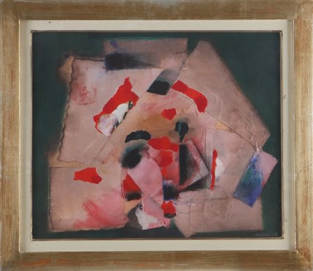 CANONICO FELICE (1922 - 1997) Il canto dell'usignolo. 1960. Tecnica mista su...