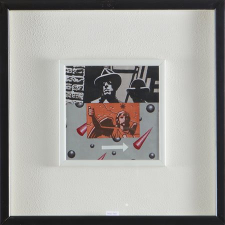 SARRI SERGIO (n. 1938) Noir n.3. 2004. Acrilico su tela. Cm 20,00 x 20,00. Al...