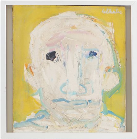 DEL GIUDICE PAOLO (n. 1952) Senza titolo. . 1973. Olio su tela . Cm 35,00 x...