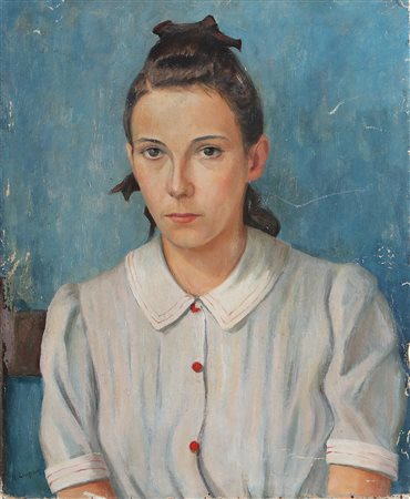 EMPRIN GIULIANO (1902 - 1991) Senza titolo. . Olio su tavola. Cm 46,00 x...