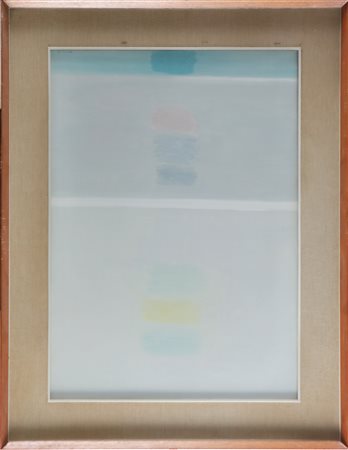 RAMPIN SAVERIO (1930 - 1992) Senza titolo. Olio su tela . Cm 50,00 x 70,00....