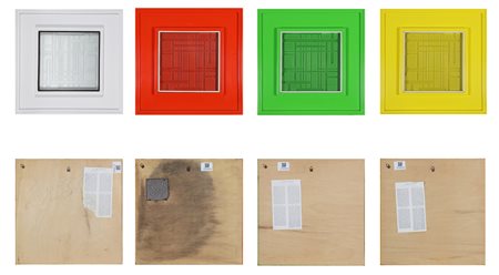 PALMA URANO (n. 1936) Lotto composto da 4 opere. . 1968. Plastica. Cm 49,50 x...