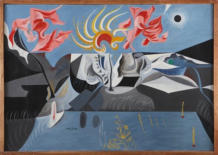 SPENDER MATTHEW (n. 1945) Improvvisi furori. 1977. Acrilico su tela. Cm...