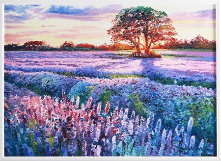 FACCINCANI ATHOS (n. 1951) Senza titolo. Olio su tela . Cm 70,00 x 50,00....