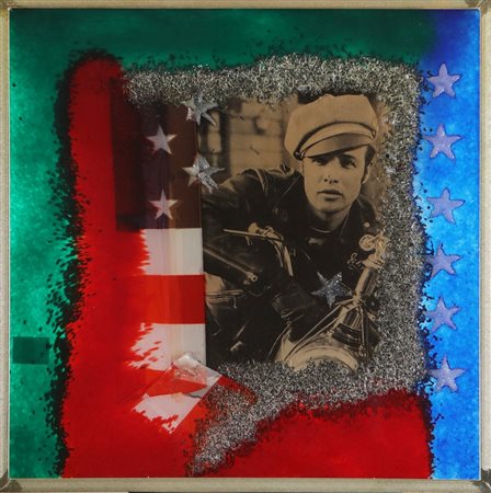 RONDA OMAR (n. 1947) Marlon Frozen. 2005. Inclusione su resina. Cm 72,00 x...